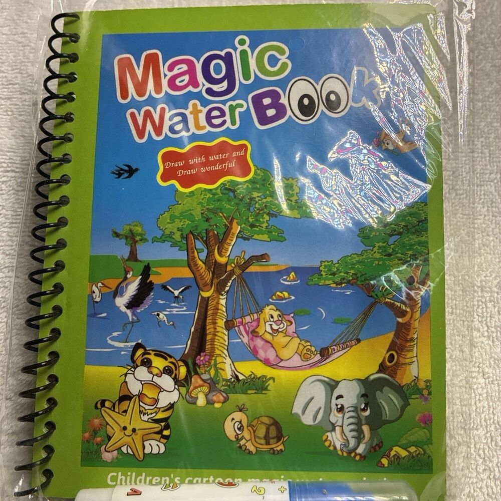 Magic Water Book Repeat To Use Water Fillable Pen Under The Ocean Easter Basket